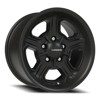 Vision Wheel 147 Satin Black 15x8 0 5x127mm 83mm