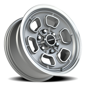 Vision Wheel 148 Satin Grey Machined Face/Lip 17x8 0 6x139.7mm 78.1mm - Wheelwiz