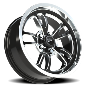 Vision Wheel 149 Gloss Black Milled Spoke Polished Lip 17x7 0 5x120.65mm 83.1mm - Wheelwiz