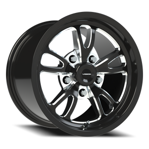 Vision Wheel 149 Gloss Black Milled Spoke 15x10 +51 5x120.65mm 83.1mm - Wheelwiz