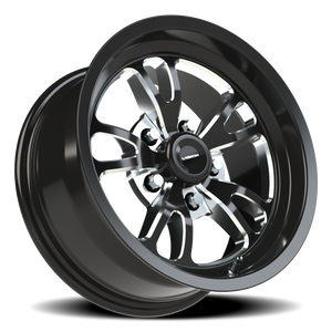 Vision Wheel 149 Gloss Black Milled Spoke 15x7 0 5x114.3mm 83.1mm - Wheelwiz