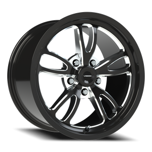 Vision Wheel 149 Gloss Black Milled Spoke 17x10 +51 5x120.65mm 83.1mm - Wheelwiz