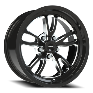 Vision Wheel 149 Gloss Black Milled Spoke 17x8 0 5x114.3mm 83.1mm