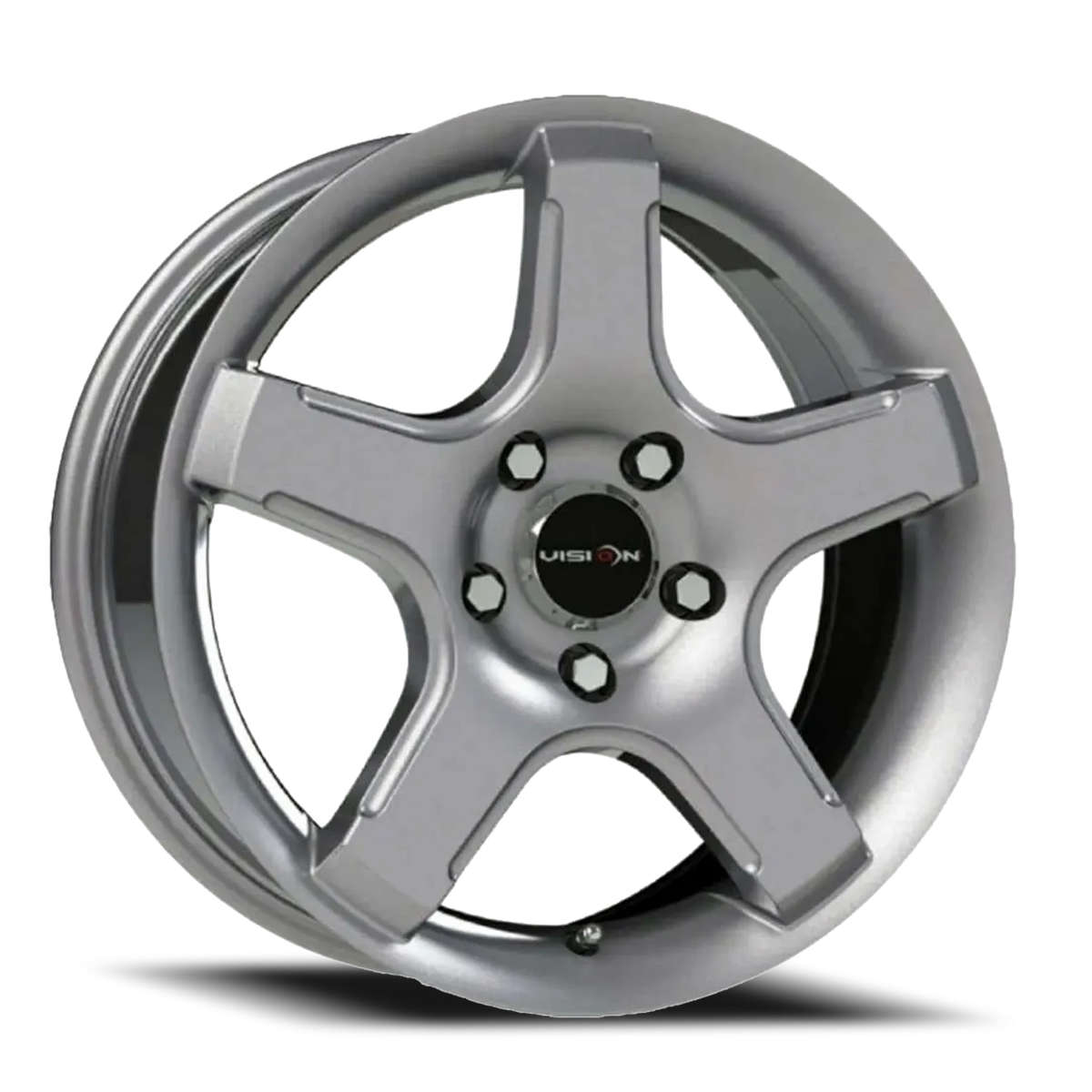 Vision Wheel 14 Silver 15x6.5 +38 4x114.3mm 73.1mm - Wheelwiz