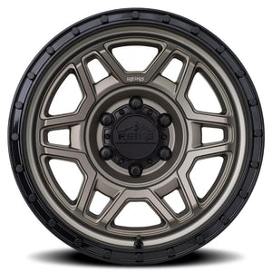 Reika R40 Satin Bronze/ Satin Black Ring 17x9 -12 6x139.7mm 106.1mm