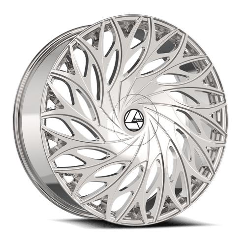 Azara AZA-525NC Nano Chrome 20x8.5 +35 5x114.3|5x120mm 0mm - WheelWiz