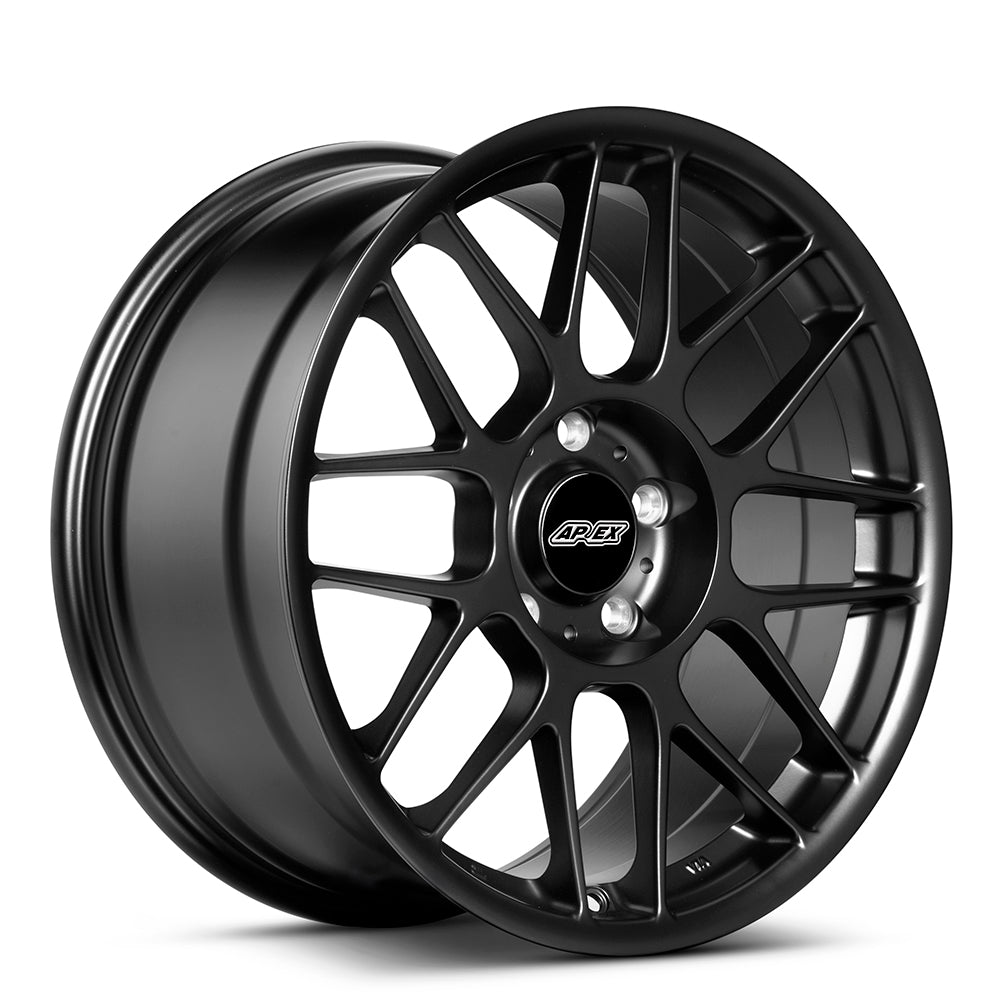 Apex ARC-8 SATIN BLACK 19x11 +43 5x120mm 67.1mm - WheelWiz