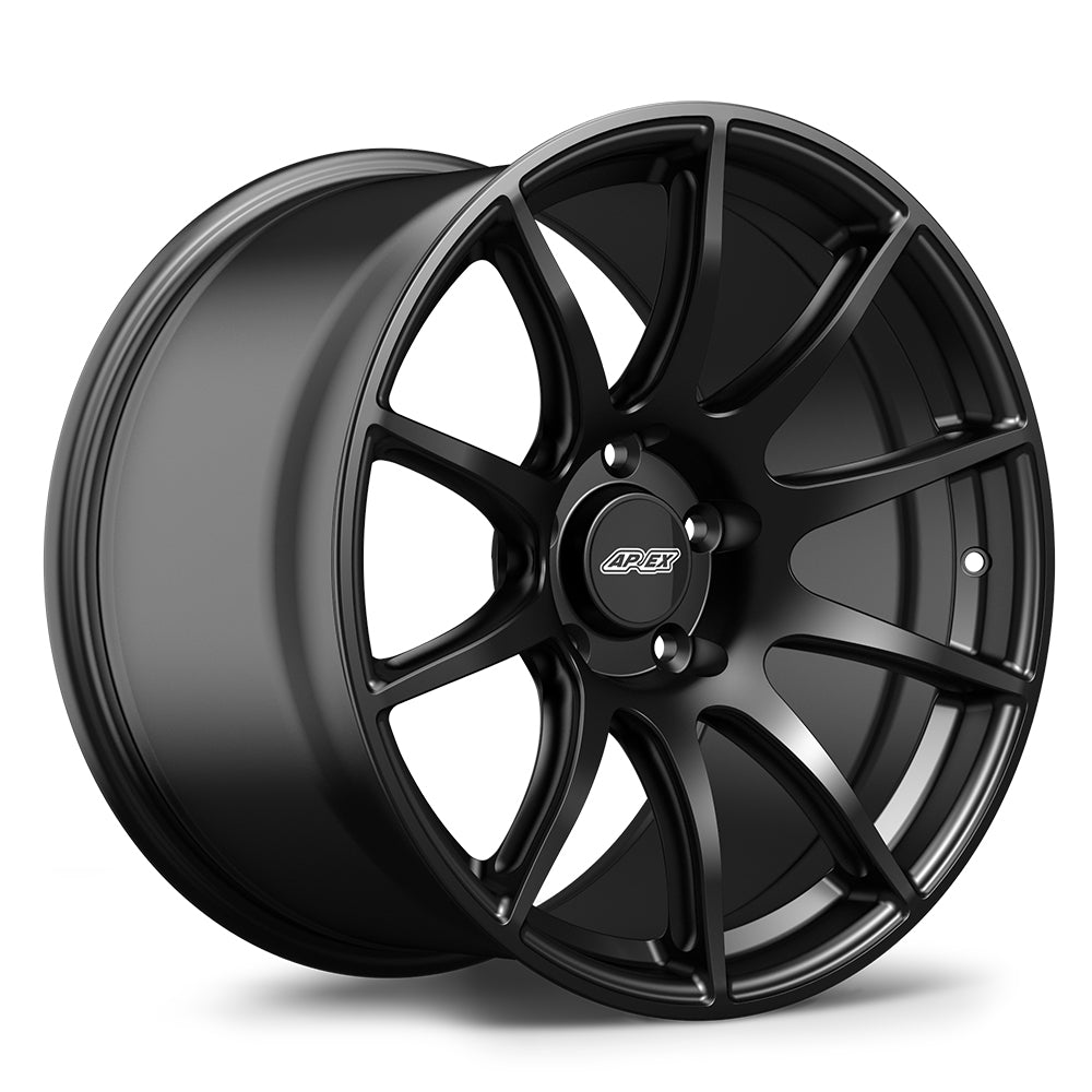 APEX SM-10 19x11 +35 5x120 67.1 SATIN BLACK - WheelWiz