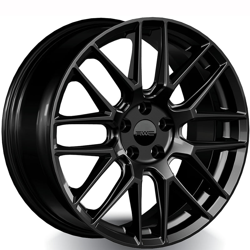 RWC 186 Satin Black 18x8 +34 5x112mm 57.1mm - Wheelwiz