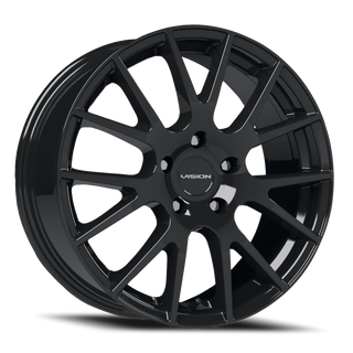 Vision Wheel 18 Gloss Black 15x6.5 +38 5x114.3mm 73.1mm