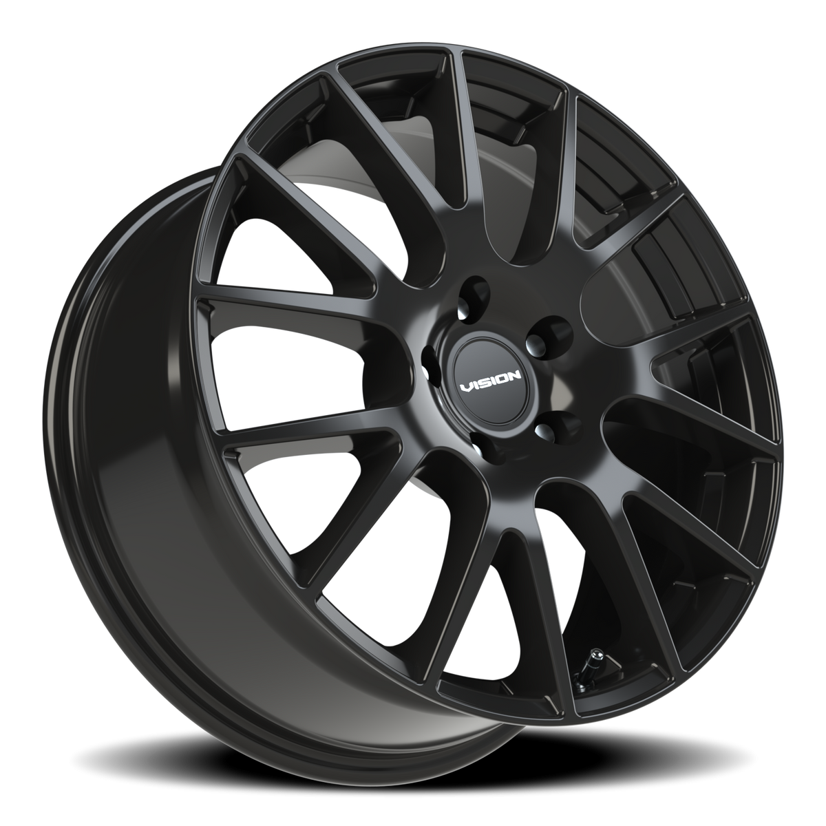 Vision Wheel 18 Gloss Black 18x8 +40 5x114.3mm 73.1mm - Wheelwiz