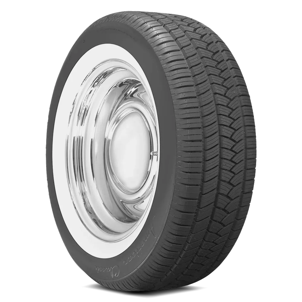 Coker American Classic Radial (2 1/8 INCH Whitewall) 235/60R16 - Wheelwiz