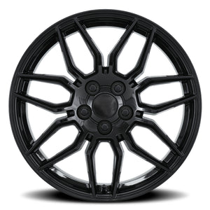 Factory Reproductions FR 401 Gloss Black 19x8.5 +38 5x120mm 66.9mm