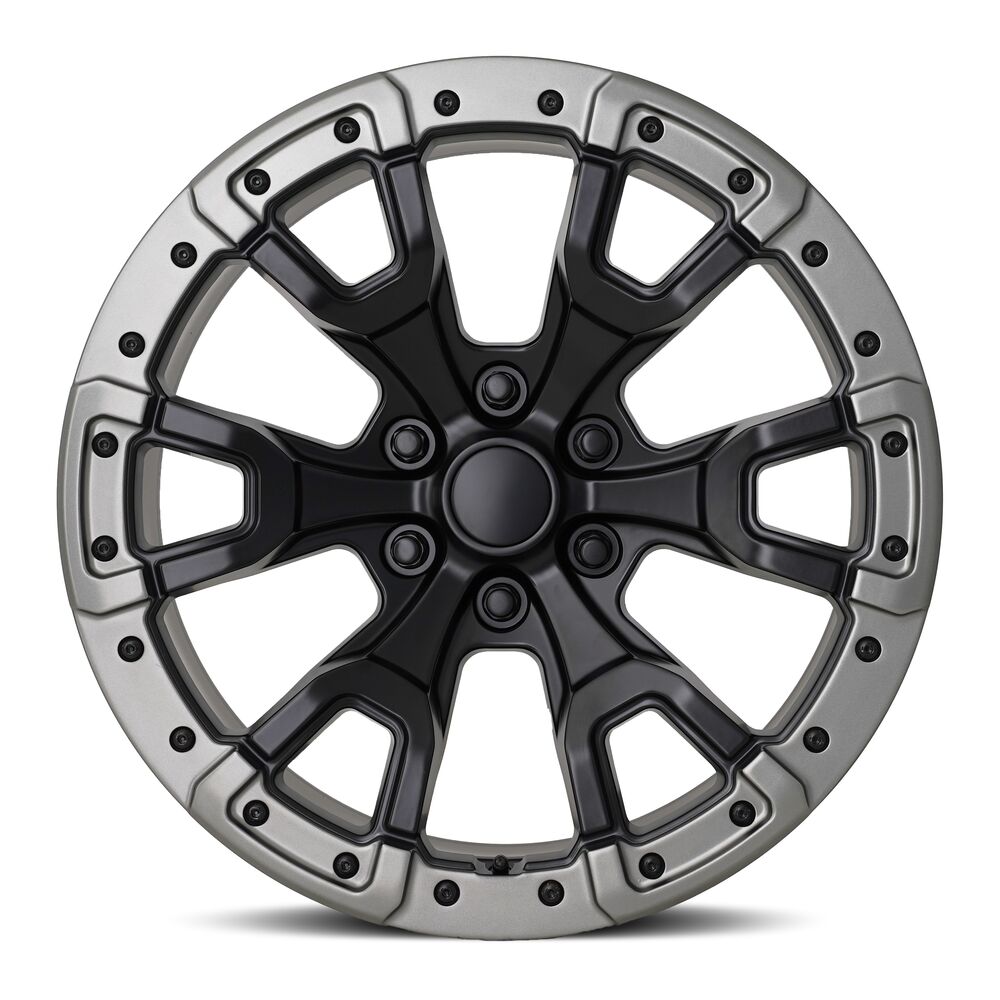 Factory Reproductions FR 99 Satin Black/Gray Ring 20x9 +20 6x135mm 87.1mm