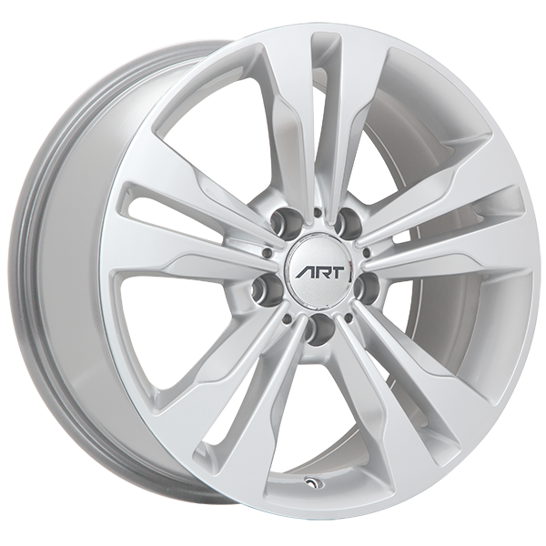 ART Replica REPLICA 43 Silver 17x8 +45 5x112mm 66.6mm - WheelWiz