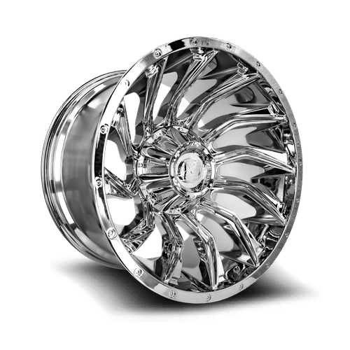 XF Off-Road XF 224 CHROME Chrome 20x12 -44 8x170|8x165.1mm 125.2mm - Wheelwiz
