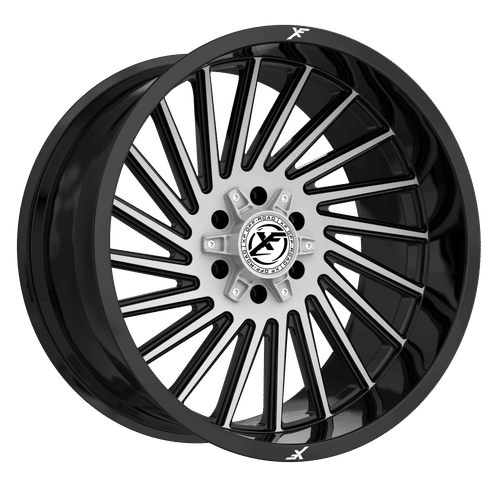 XF Off-Road XF-239 Black Brushed Dark Tint 22x12 -44 8x165.1|8x170mm 125.2mm - Wheelwiz