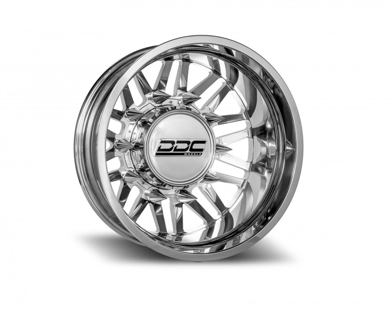 DDC Aftermath Polished 20X8.25 10X225 Super Duty/RAM Dually Wheel Kit F-450 05-10 F-450 15-25 Ram 4500 08-25 DDC Wheels - Wheelwiz