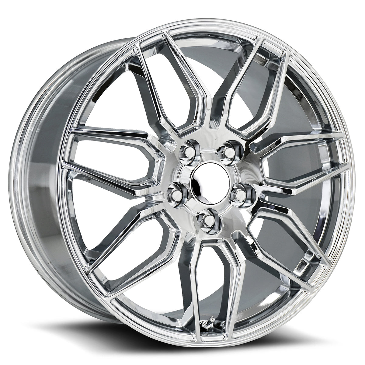 Factory Reproductions FR 401 Chrome 19x10 +79 5x120.65mm 70.3mm