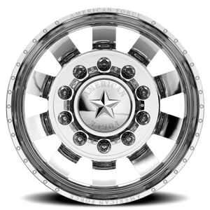 American Force 23 Bolt DRW Polished 22x8.25 -145 8x275mm 221mm - Wheelwiz