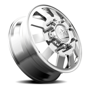 American Force 23 Bolt DBO Polished 19.5x6.75 +141 8x170mm 125mm - Wheelwiz