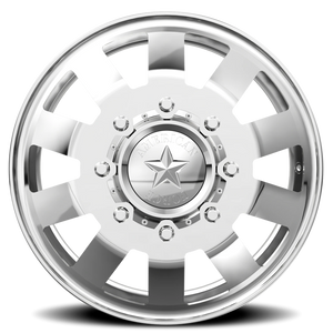 American Force 23 Bolt DBO Polished 19.5x6.75 +141 8x170mm 125mm - Wheelwiz