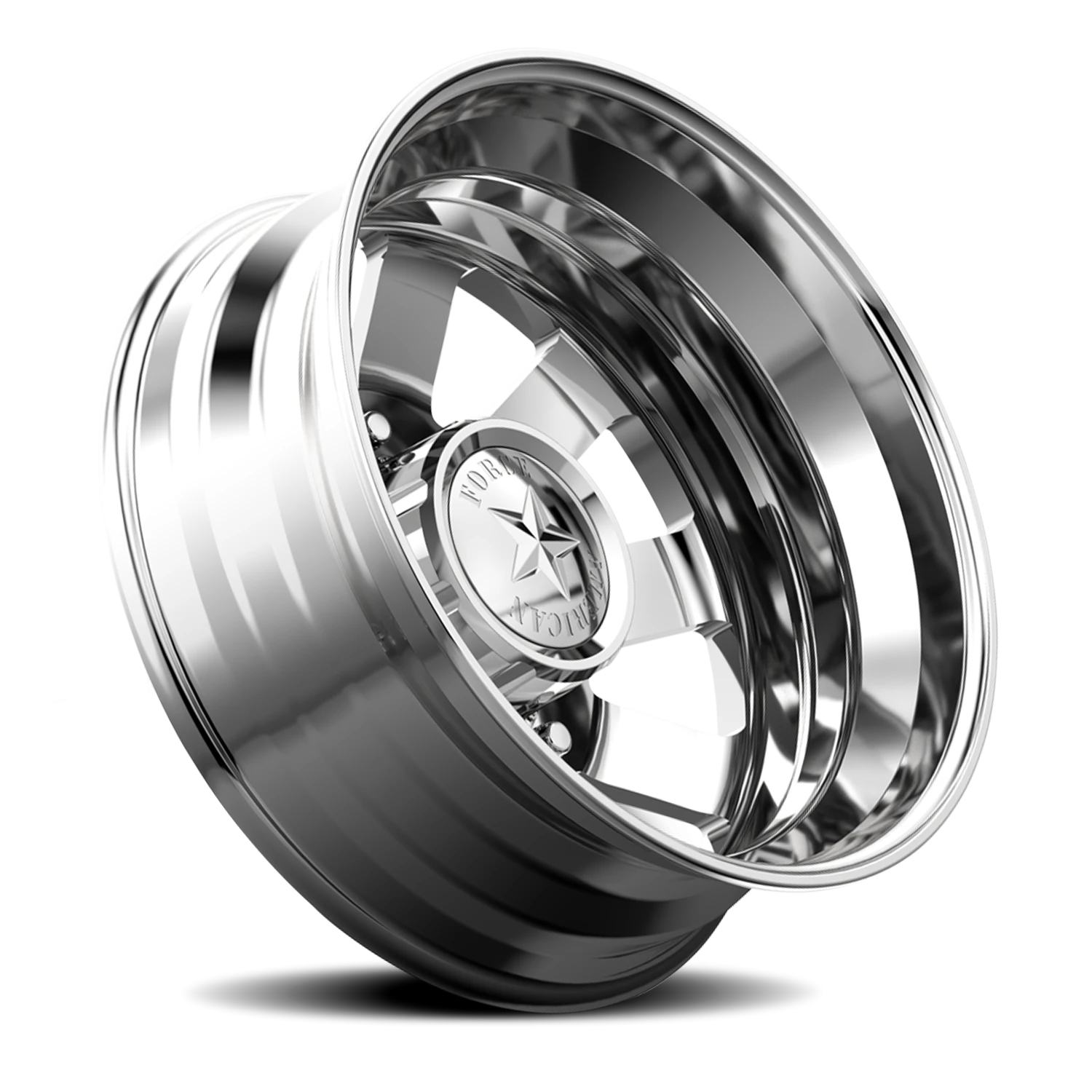 American Force 23 Bolt DBO Polished 19.5x6.75 -123 8x165.1mm 122mm - Wheelwiz