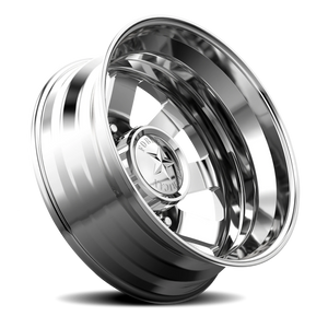 American Force 23 Bolt DBO Polished 19.5x6.75 -123 8x165.1mm 117mm - Wheelwiz