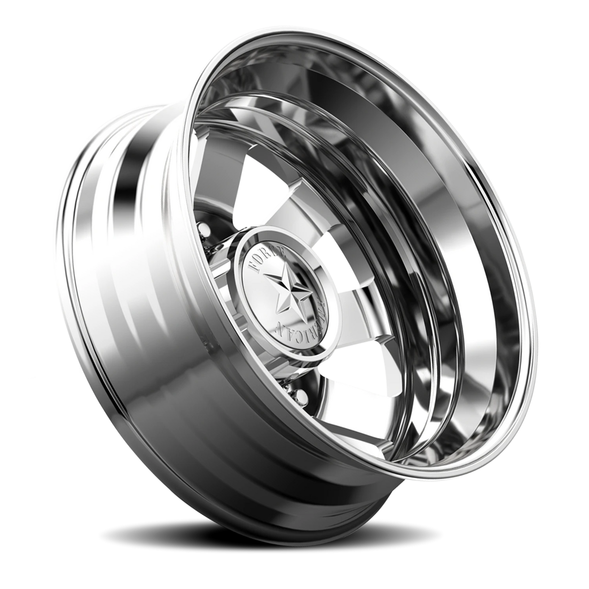 American Force 23 Bolt DBO Polished 19.5x6.75 -123 8x210mm 154mm - Wheelwiz