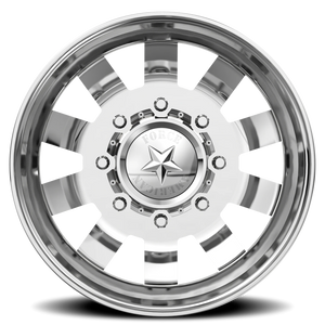 American Force 23 Bolt DBO Polished 19.5x6.75 -123 8x165.1mm 117mm - Wheelwiz