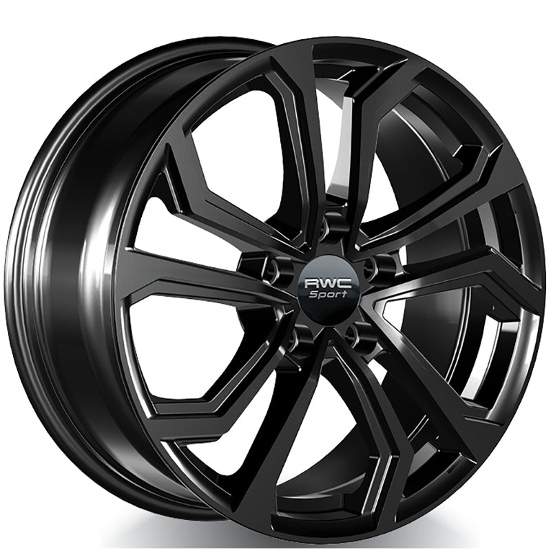 RWC 25 Black 18x7.5 +45 5x114.3mm 64.1mm - Wheelwiz