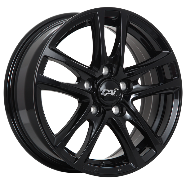DAI OEM Gloss Black 17x7 +45 5x114.3mm 67.1mm - WheelWiz