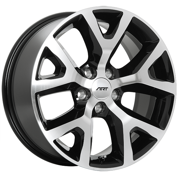 ART Replica REPLICA 105 Gloss Black - Machined Face 17x7.5 +31 5x110mm 65.1mm - Wheelwiz