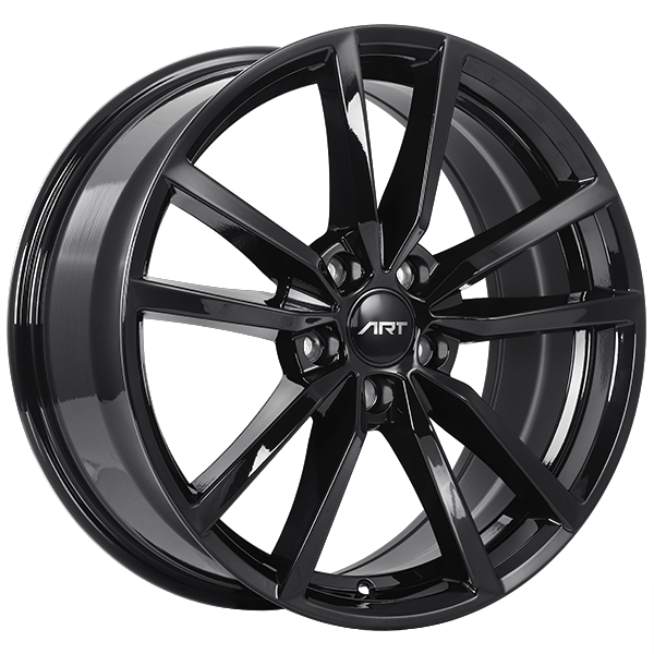 ART Replica REPLICA 75 Gloss Black 16x7 +45 5x112mm 57.1mm - WheelWiz