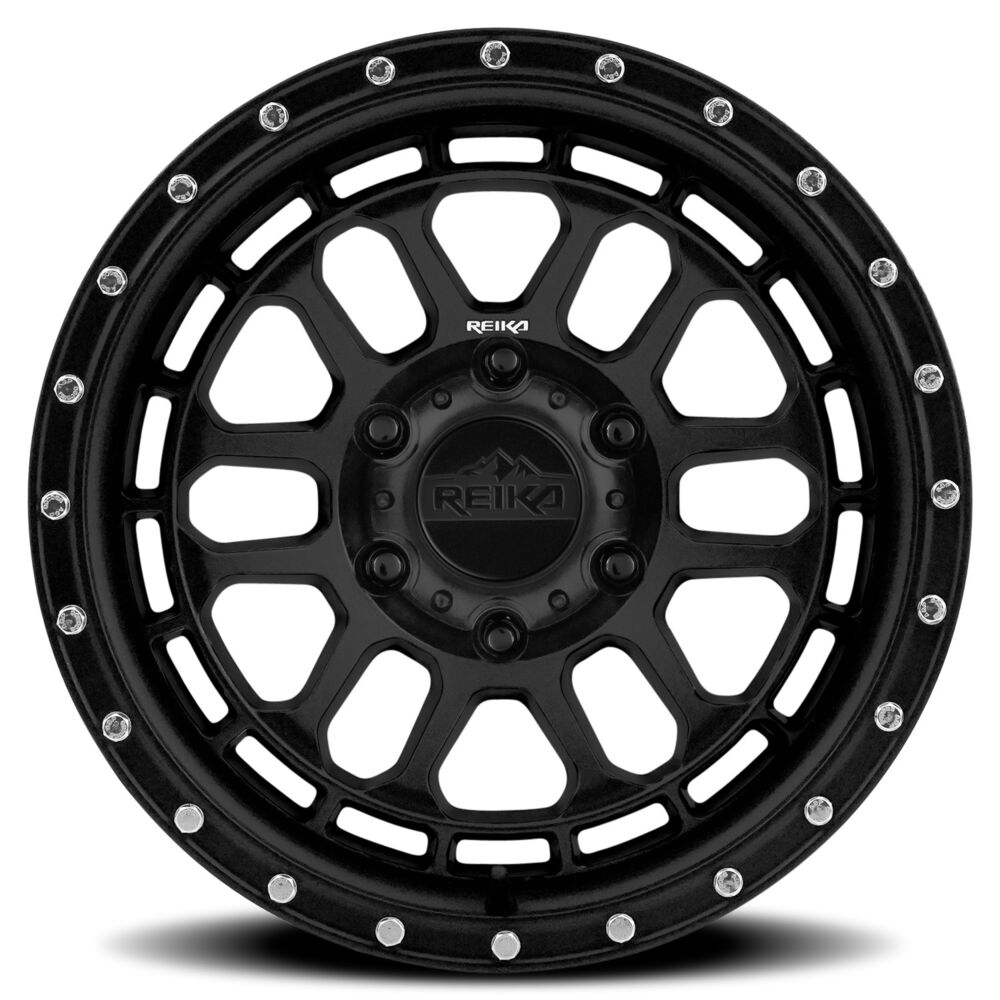 Reika R35 Satin Black 17x8.5 0 6x120mm 67.1mm