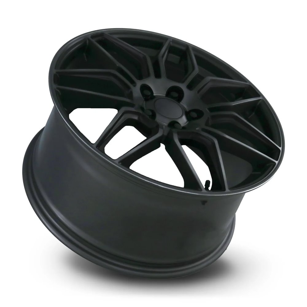Factory Reproductions FR 401 Satin Titanium Grey Machine Face Wdark Clr 20x10 +79 5x120.65mm 70.3mm