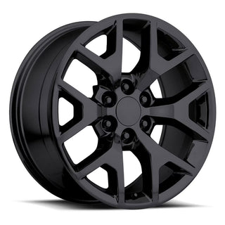 Factory Reproductions FR 44 Gloss Black 22x9 +31 6x139.7mm 78.1mm