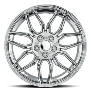Factory Reproductions FR 401 Chrome 20x12 +59 5x120.65mm 70.3mm