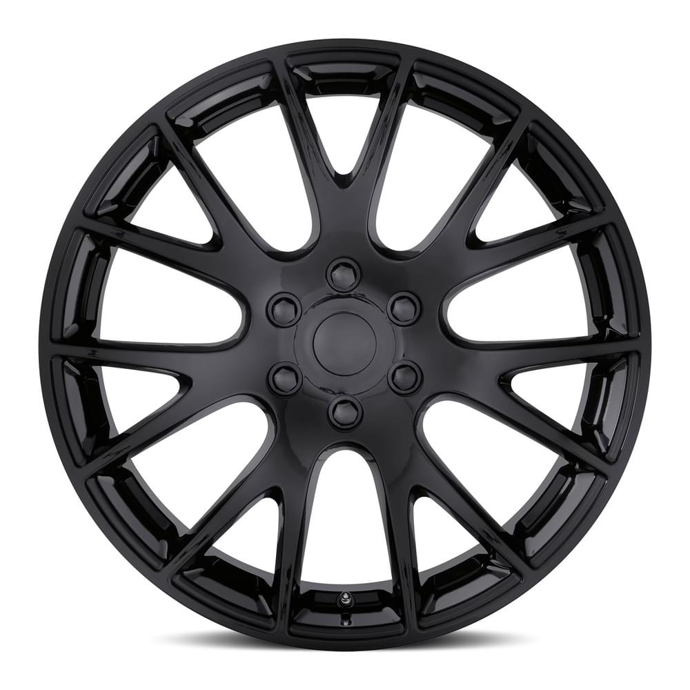 Factory Reproductions FR 70 Gloss Black 22x10 +25.4 6x139.7mm 77.8mm