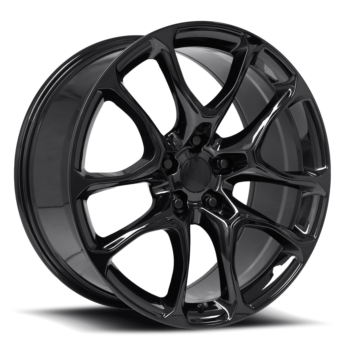 Factory Reproductions FR 551F Gloss Black 20x9 +35 5x127mm 71.5mm