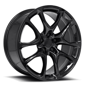 Factory Reproductions FR 551F Gloss Black 20x9 +35 5x127mm 71.5mm