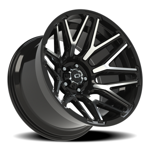 Vision Wheel 305 Gloss Black Machined Face 20x12 -51 5x127mm 78.1mm - Wheelwiz