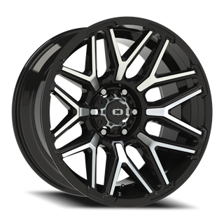 Vision Wheel 305 Gloss Black Machined Face 20x10 -25 6x135mm 87.1mm