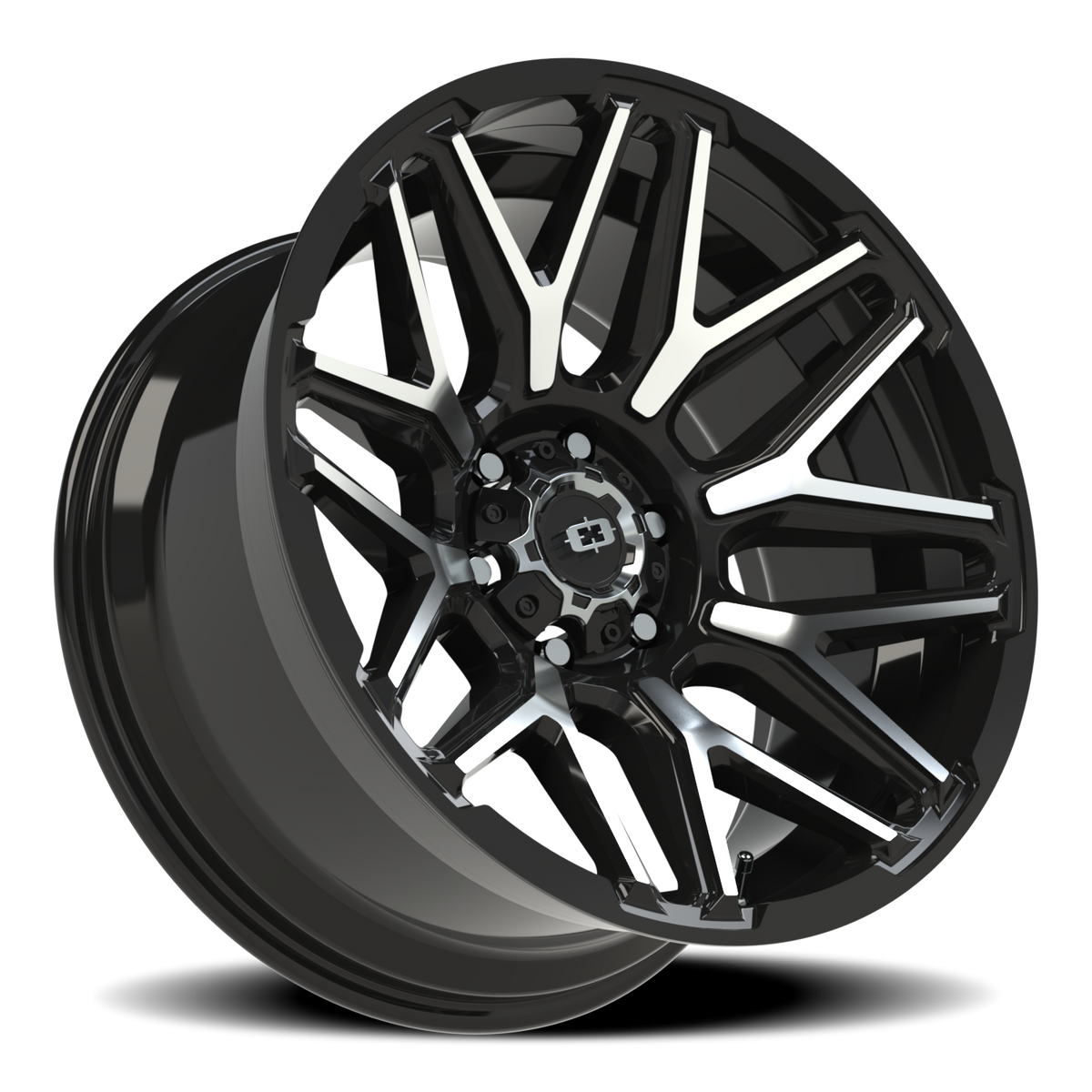 Vision Wheel 305 Gloss Black Machined Face 20x10 -25 6x135mm 87.1mm - Wheelwiz