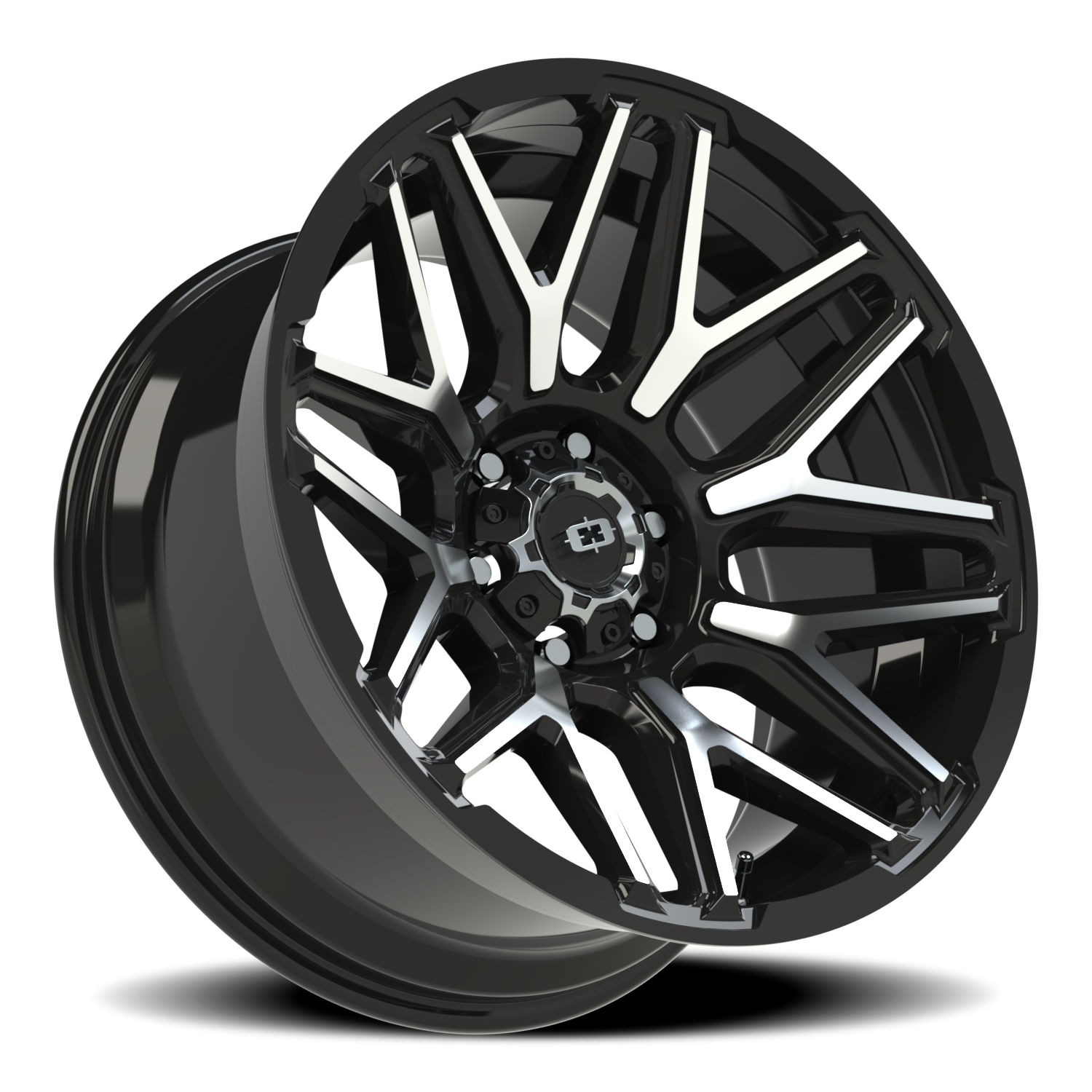 Vision Wheel 305 Gloss Black Machined Face 20x10 -25 6x135mm 87.1mm - Wheelwiz
