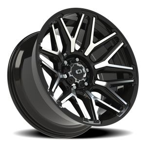 Vision Wheel 305 Gloss Black Machined Face 20x10 -25 6x135mm 87.1mm - Wheelwiz