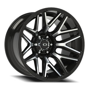 Vision Wheel 305 Gloss Black Machined Face 20x12 -51 6x139.7mm 106.2mm