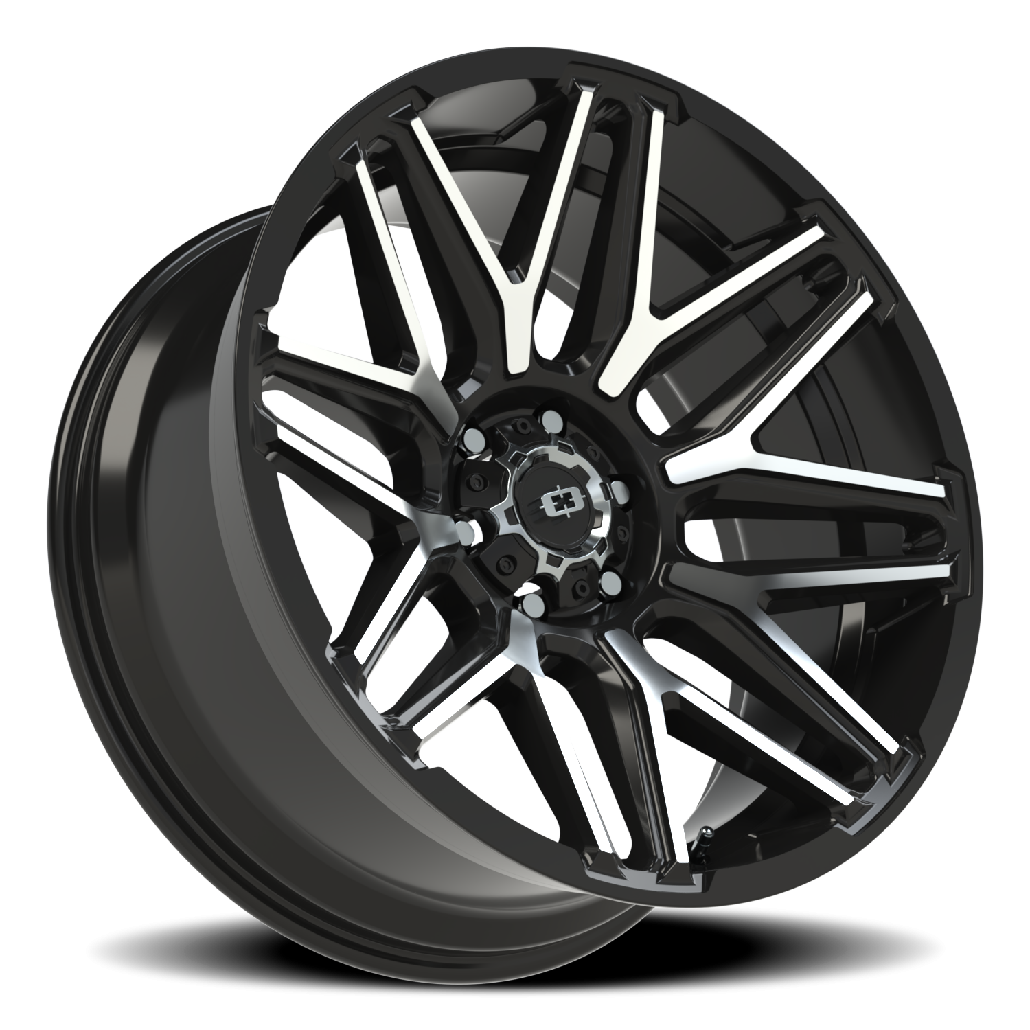 Vision Wheel 305 Gloss Black Machined Face 22x10 -19 6x135mm 87.1mm - Wheelwiz