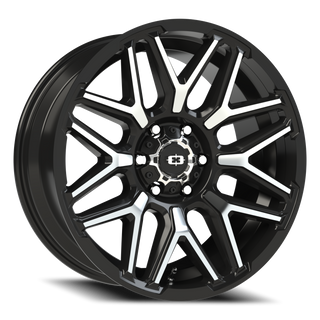 Vision Wheel 305 Gloss Black Machined Face 20x9 +12 6x135mm 87.1mm