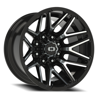Vision Wheel 305 Gloss Black Machined Face 20x12 -51 8x170mm 125.2mm
